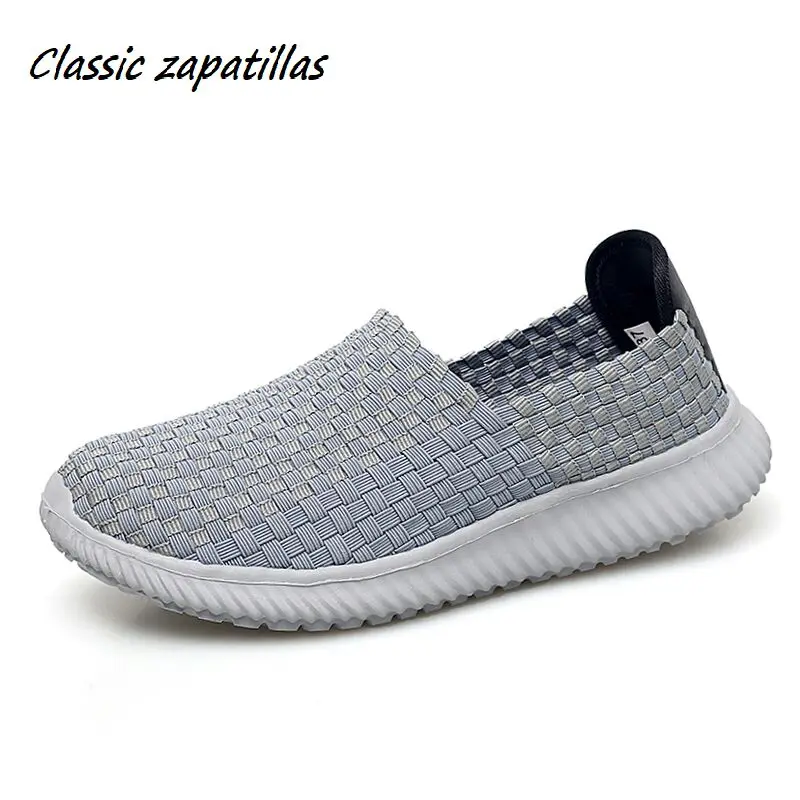 

Summer Weaving Shoes Men Breathable Casual Shoes Men Loafers Soft Comfortable Outdoor Flat Lazy Shoes for Male Chaussure Homme