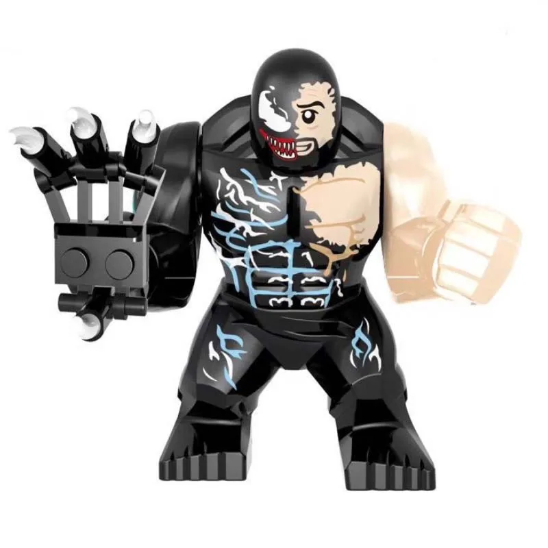 Marvel Superheros Big Size Avengers Venom Black Dwarf Carnage Building Blocks Figures For Kid Brick Toy