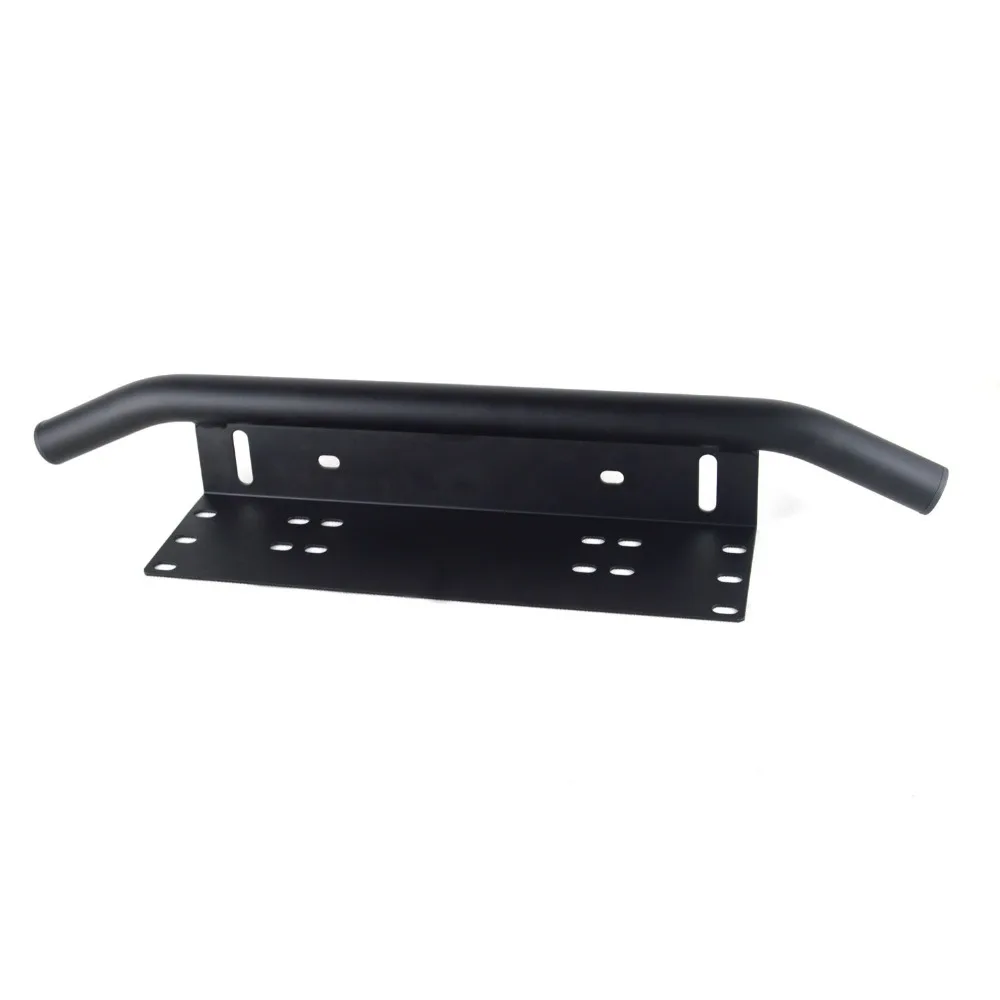 Universal Bull Bar Front Bumper License Plate Mount Bracket Holder For Led Work Light Bar Truck Car Offroad 4x4 4WD