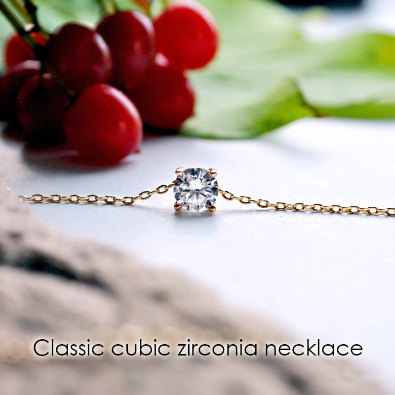 e-Manco Cubic Zircon Luxury Necklace for Women Classic Long Statement Necklaces Fashion Jewelry Women Accessories Unisex