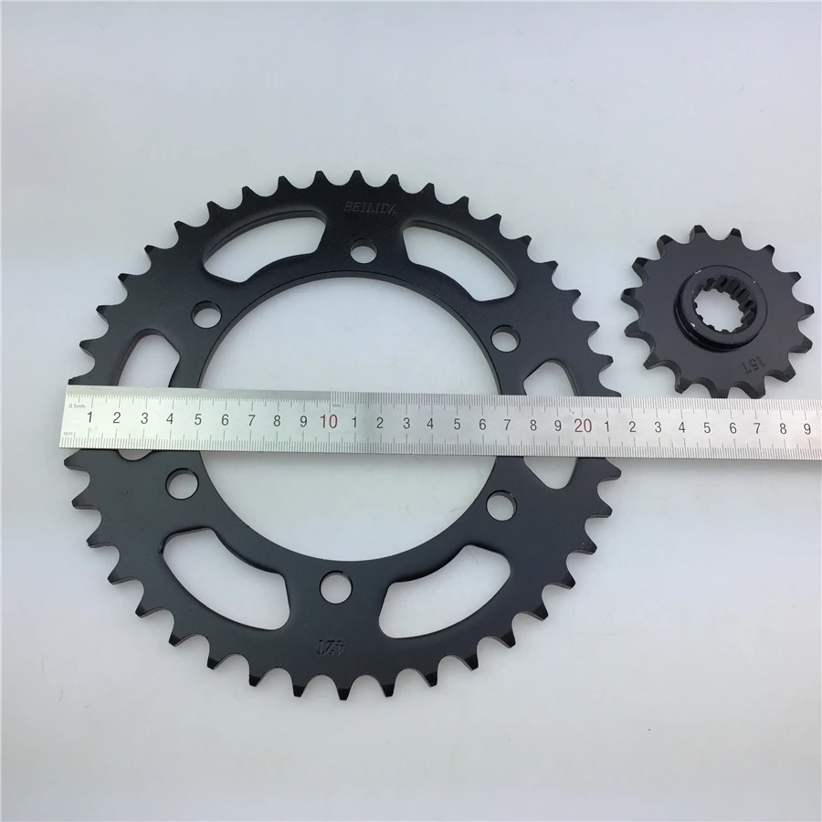 Передняя и задняя звездочки для мотоциклетной шестерни Kawasaki ZRX400 зубчатая