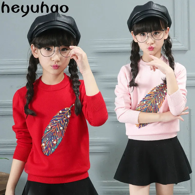 

Female child sweater pullover children's clothing sweater 2016 autumn and winter child girl cashmere sweater outerwear