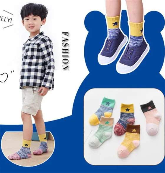 10 пар детских носков теплые детские носки для новорожденных мальчиков, подарки на день рождения для мальчиков и девочек, От 0 до 15 лет-зимние носки QZ-896-10P - Цвет: C