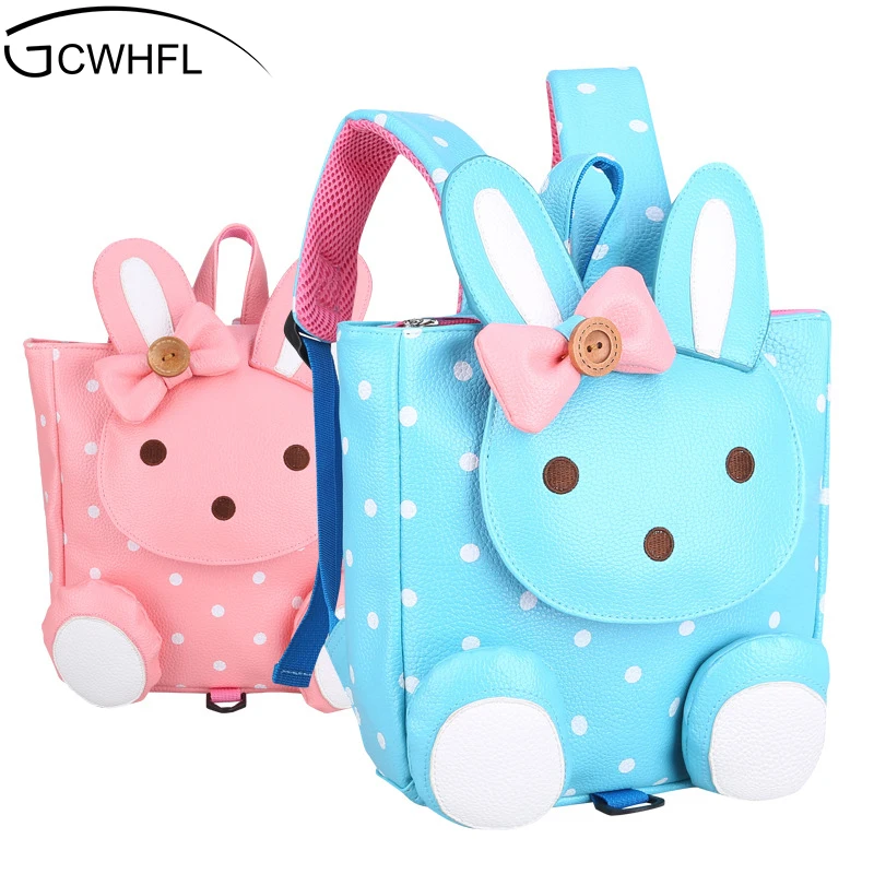 GCWHFL Cute Anti-lost Backpack For Baby Toddler 1-4 Years School Bag Kids Satchels Cartoon Rabbit Knapsack Kindergarten Backpack toddler-girl-backpack : image GCWHFL Cute Anti-lost Backpack For Baby Toddler 1-4 Years School Bag Kids Satchels Cartoon Rabbit Knapsack Kindergarten Backpack toddler-girl-backpack