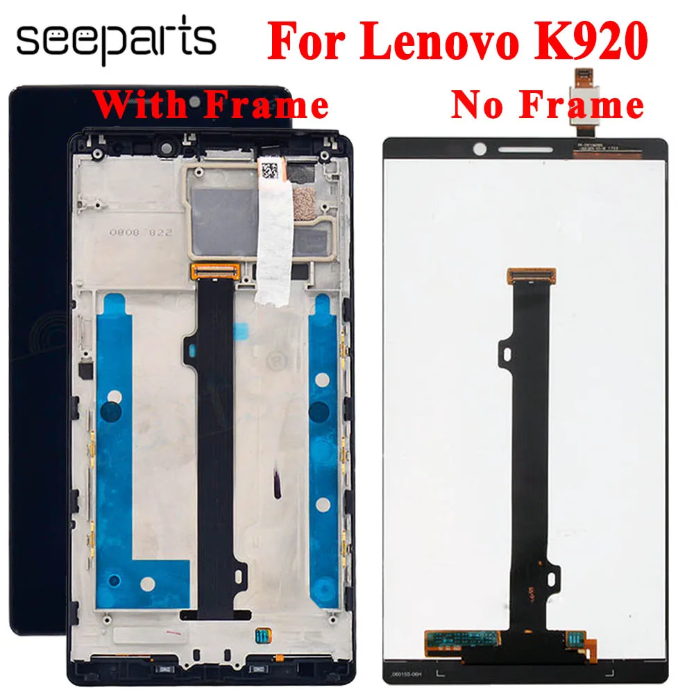 

For 6.0" Lenovo Vibe Z2 Pro LCD K920 LCD Display Touch Screen Digitizer Assembly For Lenovo K920 LCD Display Replacement