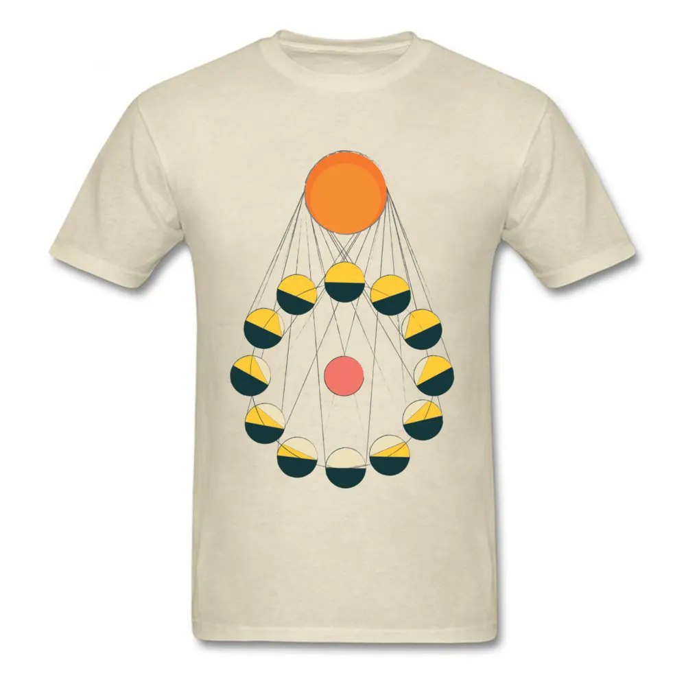 cosie T-Shirt Oversized O-Neck SUN+MOON+EARTH Cotton Fabric Men Tops Shirt Casual Short Sleeve Tops T Shirt Drop Shipping SUN+MOON+EARTH beige
