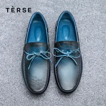 TERSE/модная обувь для мужчин; Коллекция года; ручная работа; натуральная кожа; высокое качество; Мужская обувь до середины икры; логотип на заказ; Роскошные лоферы; Shoes1509-1