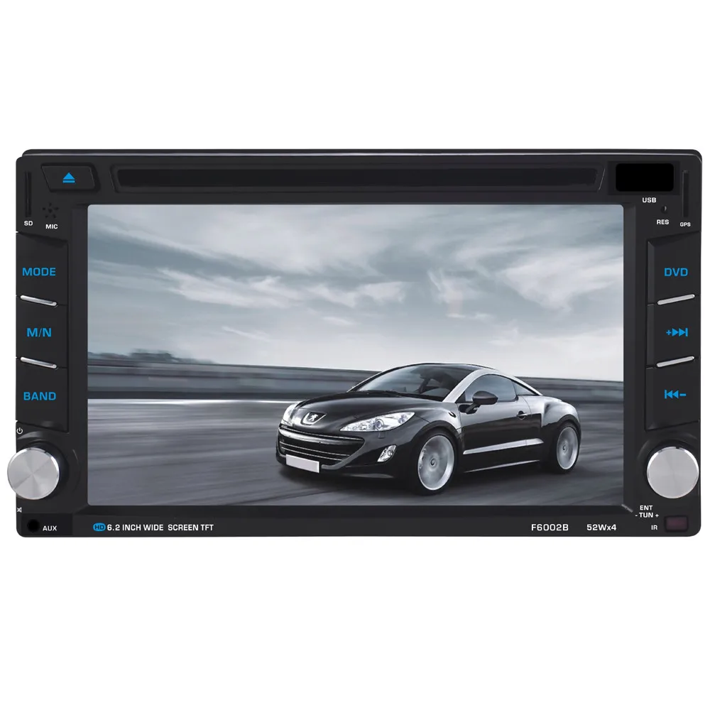 

6.5 Double 2DIN Touch Car Stereo CD DVD Player Bluetooth USB SD AM FM TV Radio Fashion Item 17Sept14