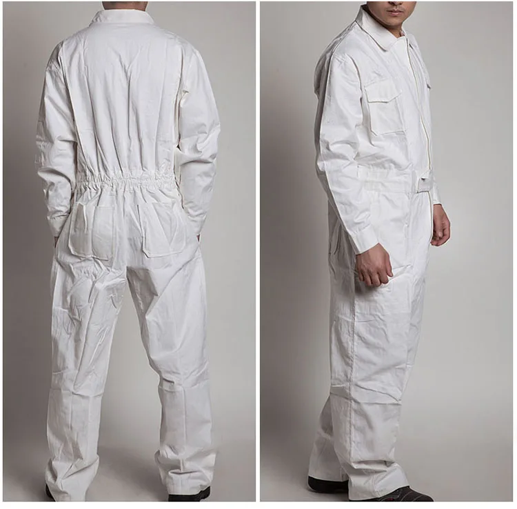 Men Work Overalls Long Sleeve Working Coveralls Comfortable Cotton Labor Uniforms Workwear Repairman Auto Repair Plus Size M-4XL (12)
