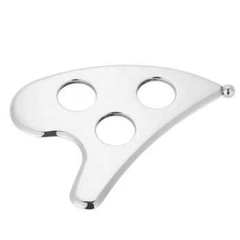 

Stainless Steel Scraping Board Facial Body Gua Sha Massager Pain Relief Physical Therapy Loose Muscle Meridian Massage Spa Too