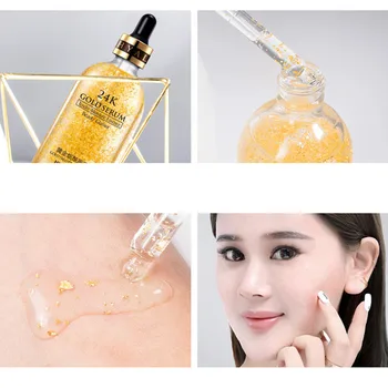 Primer Makeup 24K Gold Essence Oil Control Face Moisturizer Whitening Base Make Up Primer Pore