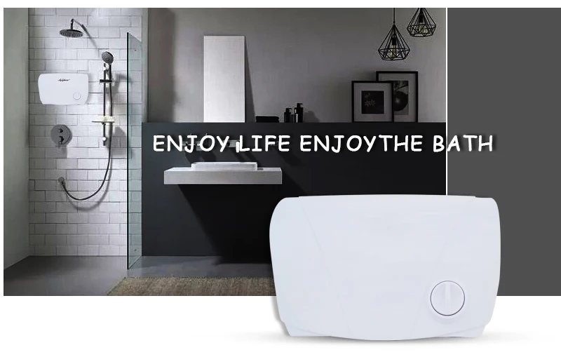 Anlabeier Cheap Prices Small Size Multi Point 5.5kW Instant Water Heater Electric On Sales Without Power Cord
