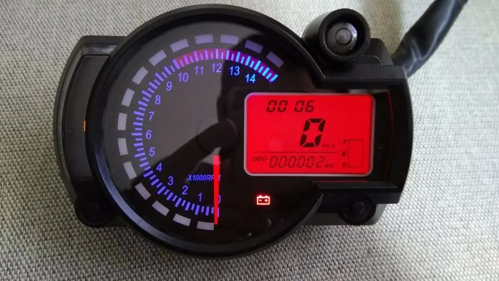 Новейший KOSO RX2N аналогичный ЖК-цифровой одометр для мотоцикла, 7 цветов, спидометр, регулируемый Макс 299 км/ч