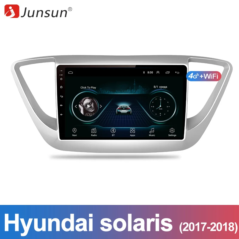 

Junsun V1 2G+32G Android 9.0 DSP For Hyundai solaris 2017 Verna Car Radio Multimedia Video Player Navigation GPS RDS 2 din dvd