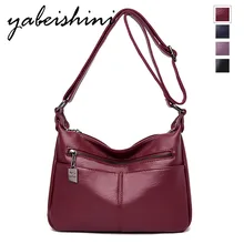 Women Leather Messenger Bags Luxury Handbags Women Bag Designer Female Crossbody Vintage Shoulder Bag Ladies Bolsas Sac a Main Women Leather Messenger Bags Luxury Handbags Women Bag Designer Female Crossbody Vintage Shoulder Bag Ladies Bolsas Sac a Main