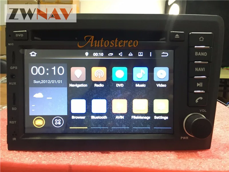 Top ZWNAV Android 9.0 Car DVD Player For VOLVO S60 V70 XC70 2000-2004 Auto GPS Navigation Radio Head Unit BIG Screen 12