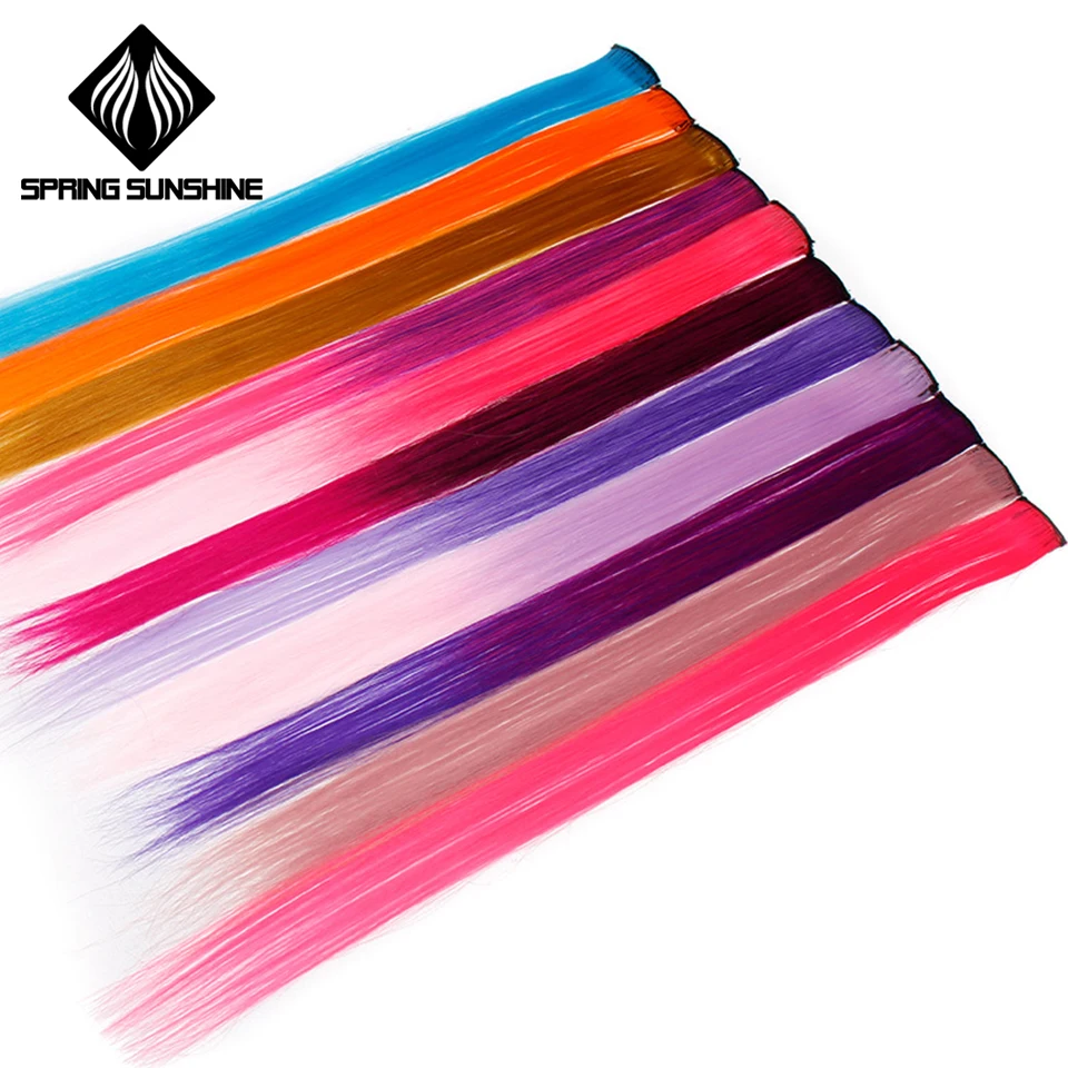 Colored Highlight Clip In One Piece Color Strips 20\ Colored Highlight Clip In One Piece Color Strips 20\
