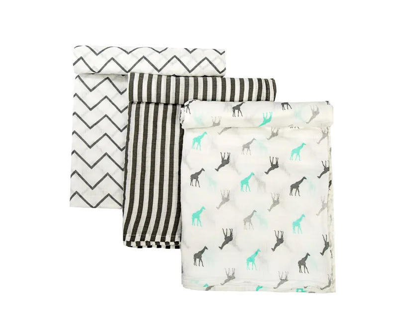 INS/детское мягкое муслиновое одеяло из бамбукового волокна в европейском стиле для новорожденных; Банное полотенце с рисунком жирафа, звезды, Креста