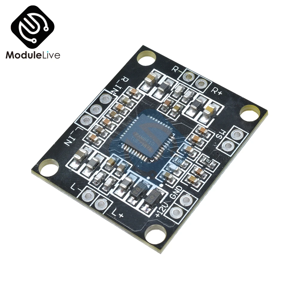 

PAM8610 2x15W Power Amplifier Board Digital Two-Channel Dual Channel Stereo Class Power Amplifier Board Miniature Module 7-15V