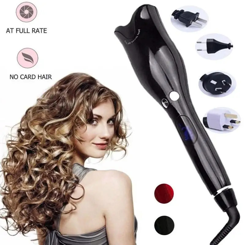 

25w New Flower Curler Anti-scalding Automatic Curling Iron Adjustable Charming Big Wavy Hair Does Not Hurt Hair Digital Display