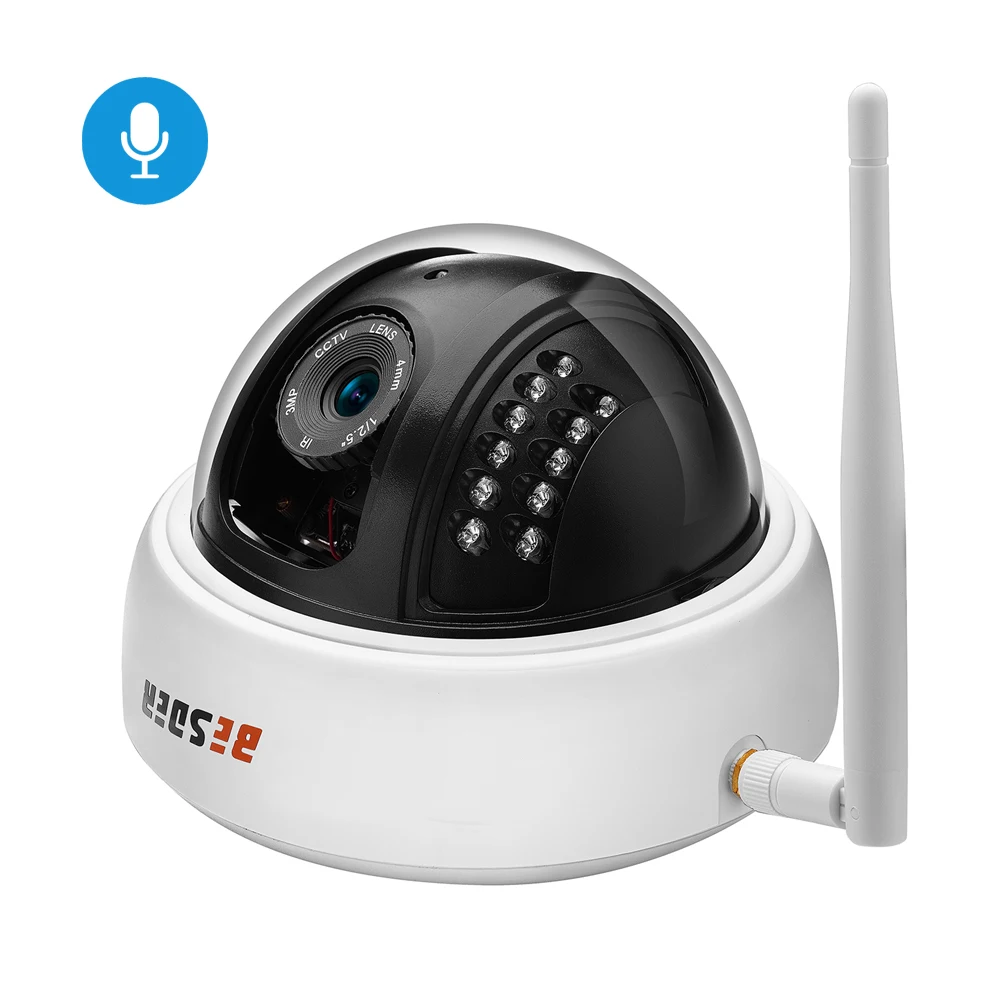 

BESDER Audio Wide Angle 1080P 720P WiFi IP Camera Microphone Surveillance Indoor Camera Security Night Vision CCTV Camera CamHi