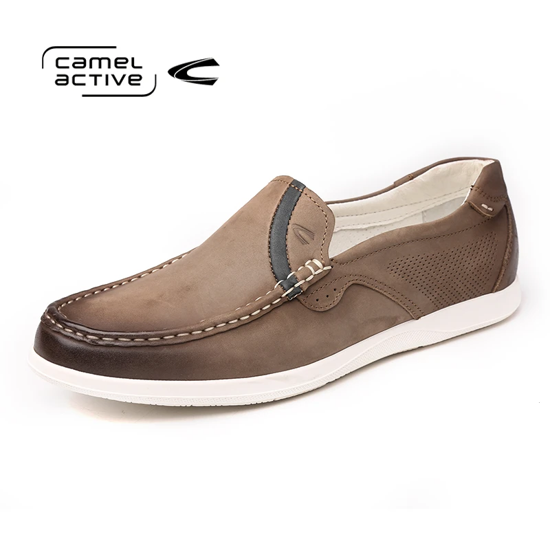 Camel active marca de verano Zapatos Mocasines Cuero auténtico mocasines hombres Zapatos alta calidad para hombre|flats brand|flats menflats loafers - AliExpress