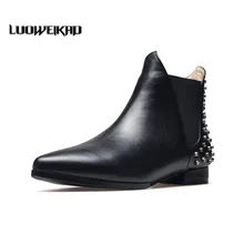 Rivet font b Women b font Boots Chelsea Autumn font b Women s b font font