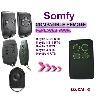 

SOMFY Keytis NS 2 RTS, Somfy Keytis 4 NS RTS compatible remote control 433Mhz Replacement