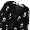 2022 Short Women Autumn Sweater Mohair Skulls Printing Female Outwear Cardigans Short Knitted Womens Cardigans ► Photo 3/5