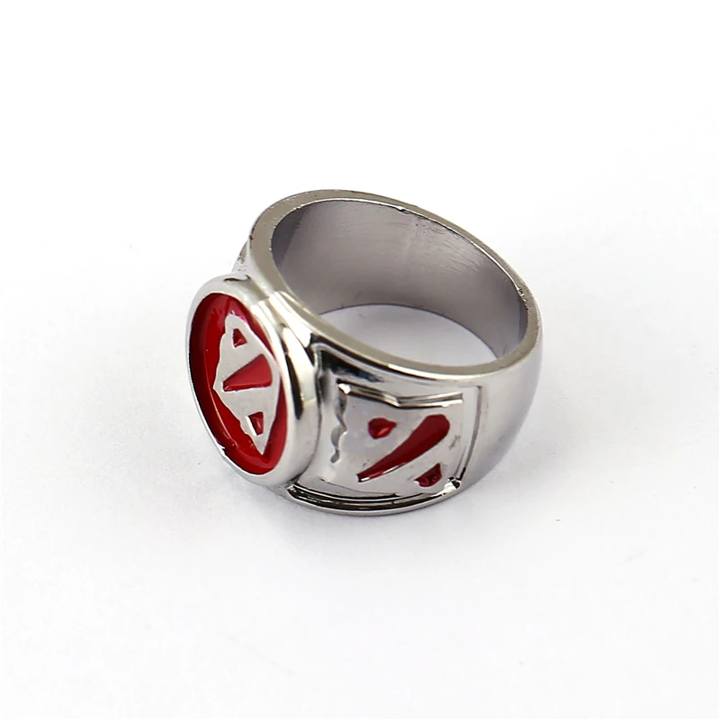 J Store Game Dota 2 кольца с логотипом для мужчин Dota2 Ti8 кольцо из металлического сплава