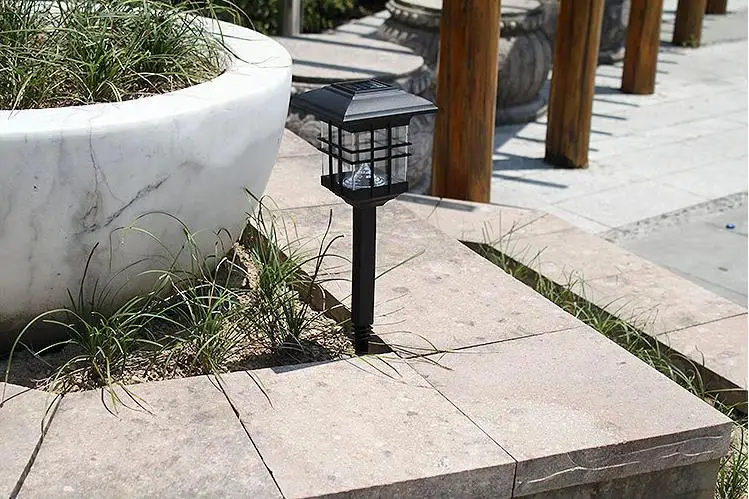 Lâmpada ao ar Nova Chegada Solar Pilar Livre Super Brilhante Led Portão Lâmpada Luz Frete Grátis 10 solar pillar lights