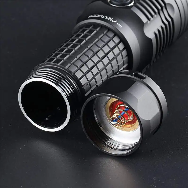  Convoy Portable M3 XHP70.2 4300LM High Lumen Flashlight Built-in Temperature Protection Powerful Fl - 33060168705
