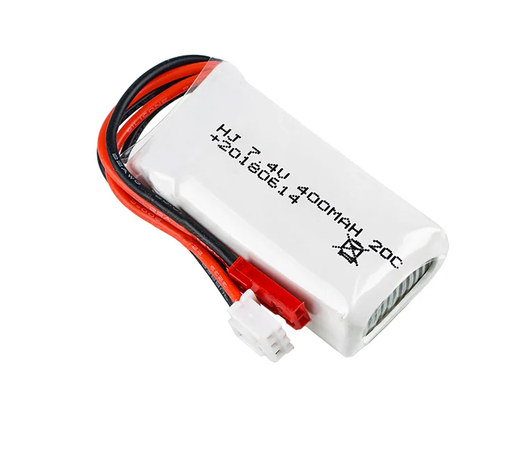 3 шт./лот Rc Lipo батарея 7,4 V 400mAh 20C 2S для RC автомобиля RC самолета 3D Аэробика F3P