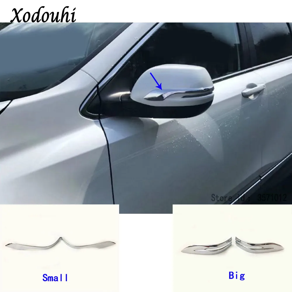 2pcs Chrome Steel Rearview Side Mirror Cover Trim For 2017-2018 Honda CRV CR-V