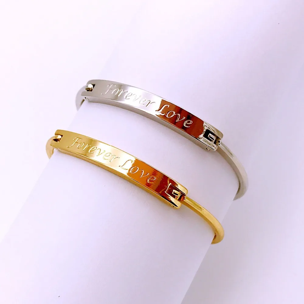 AD SL05862/TRACYSGER/медный браслет с надписью forever love|love bangle|copper banglebangle love |