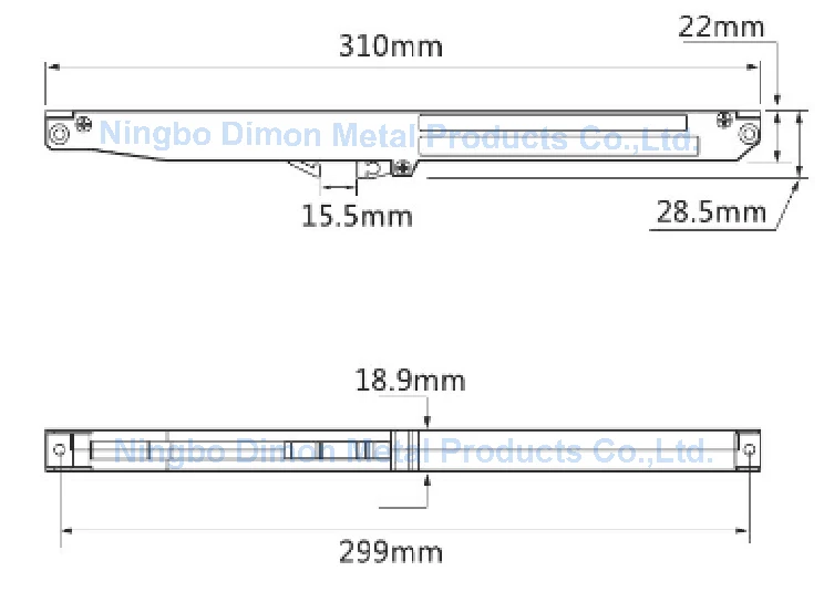 Dimon customized sliding door soft closing sliding door damper kits America style sliding door hardware damper kits DMH4.001.04