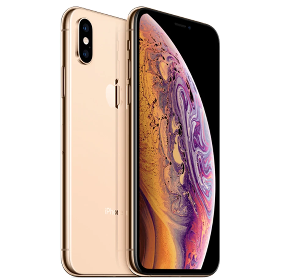 apple cell phones Original Apple iPhone Xs 5.8" 4GB RAM 64GB/256GB/512GB ROM Mobile Phone LTE Hexa Core Dual 12MP iOS12 Face ID NFC A12 Bionic iphone cell phones for sale