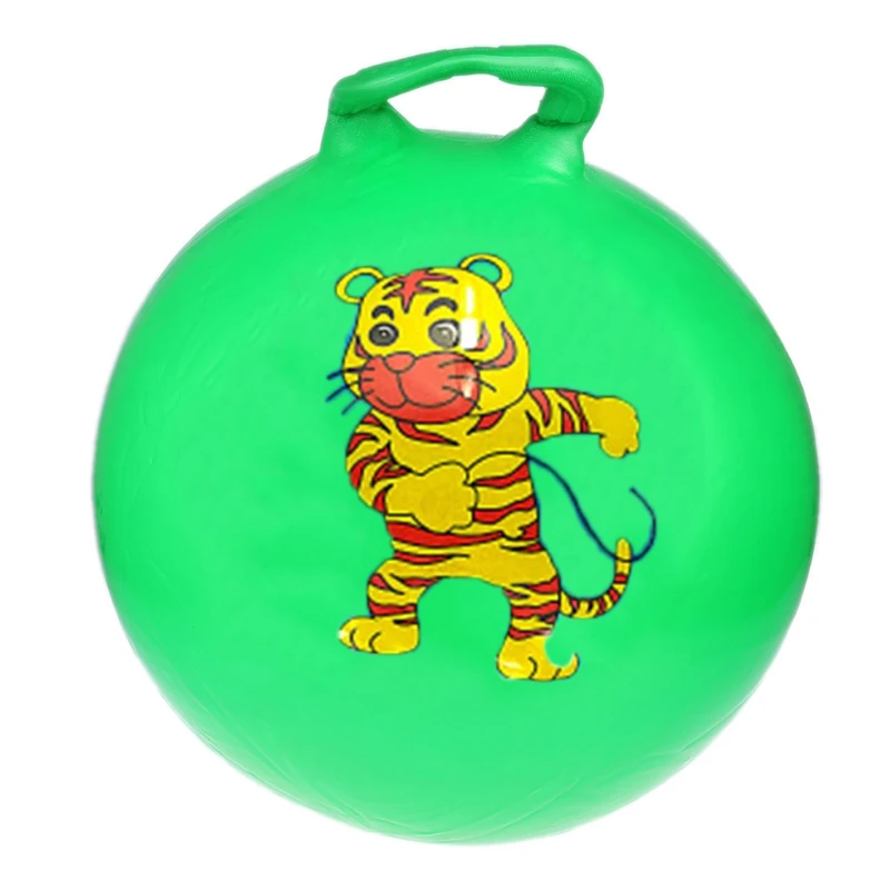 24" Gorgeous Inflatable Jump Ball Hopper Bounce Retro Ball With Handle Gift Outdoor Sports Toy Balls For Boy Girl