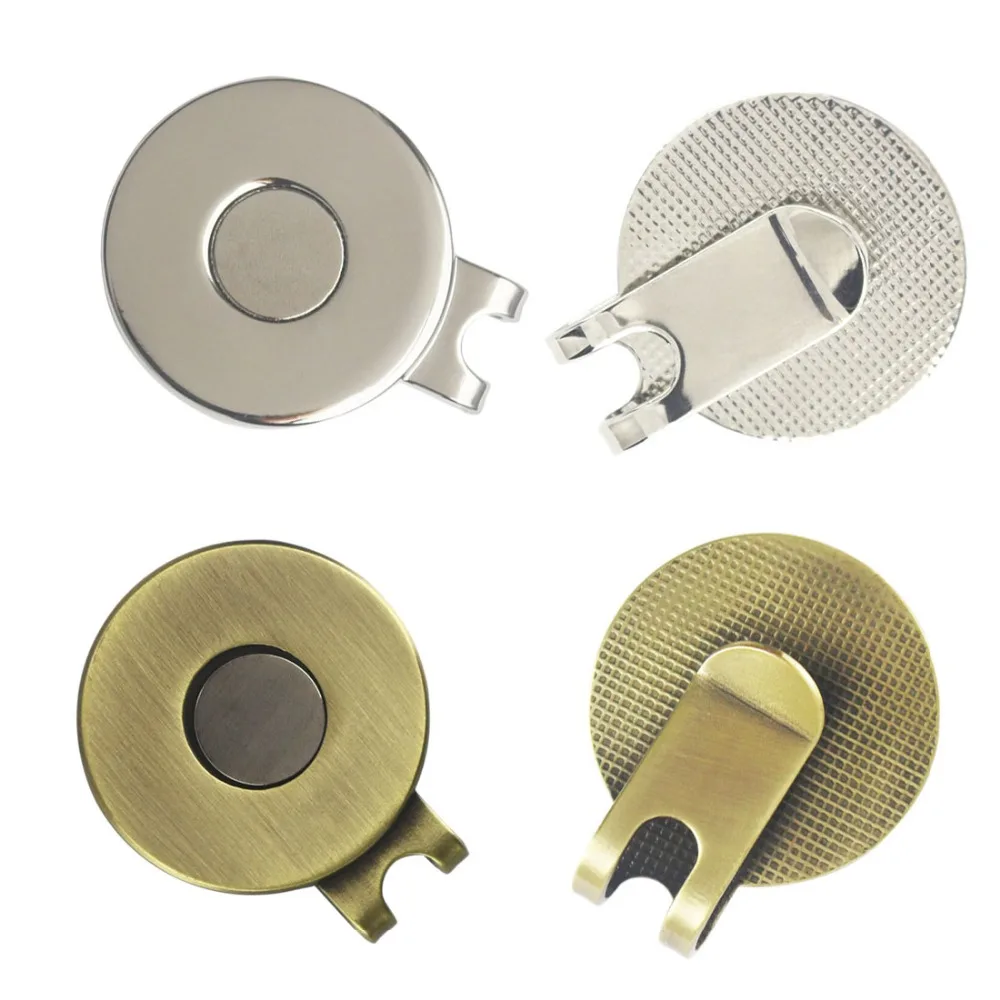 Strong Blank Metal Golf Hat Clips or Golf Cap Clips, Fit For