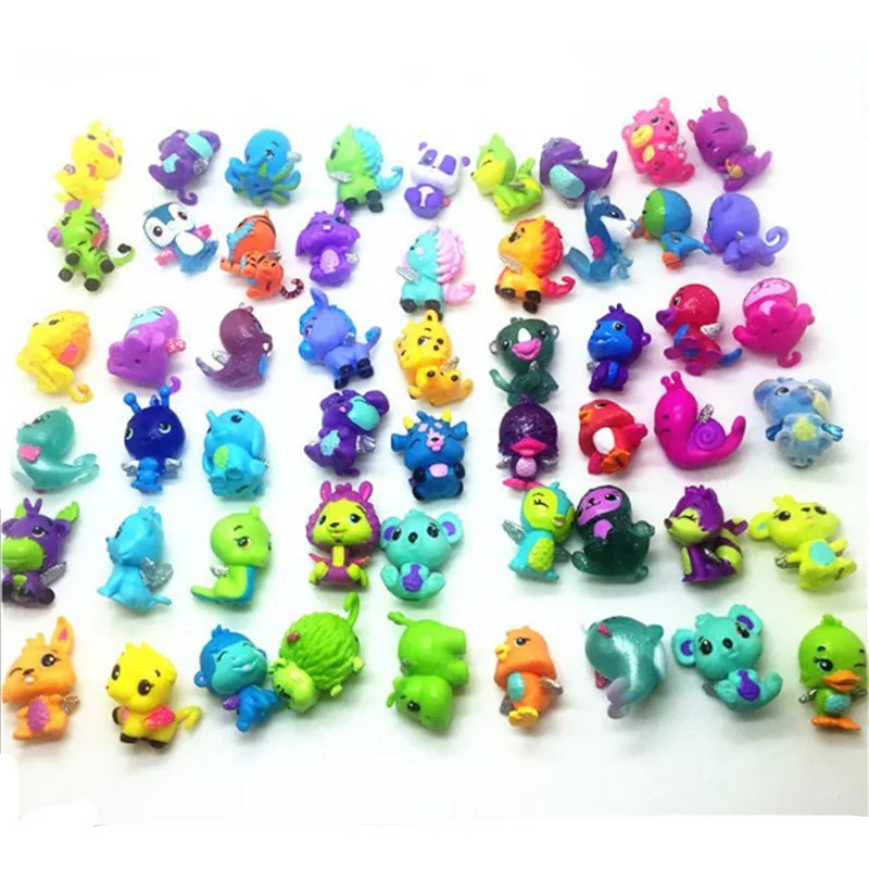 50pcs Cute Mini littlest lol hatch Pets (no Eggs) bear bird Action