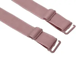 1 пара 1,5 см карамельный цвет двойной плечевой регулируемый плечевой ремень грудной пояс эластичные бретели для бюстгалтера NYZ Shop