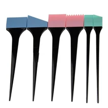 Салон 6 шт. инструменты для окрашивания волос Силиконовые кисти для окрашивания смешивания расческа набор Тонирующая краска парикмахерские стильные наушники набор