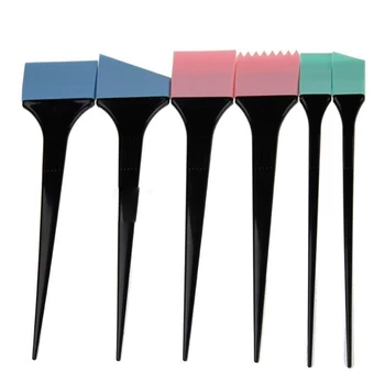 

Salon 6 PCS Hair Dying Tools Silicon Coloring Brushes Mixing Comb Set Tinting Dye Hairdressers Styling Earmuffs Kit