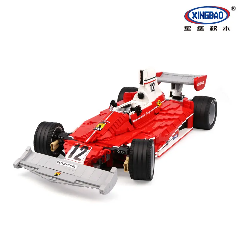 

XINGBAO 03023 Genuine The Red Power Racing Car Set Building Blocks Bricks Educational Toys As Christmas Gifts for Kids
