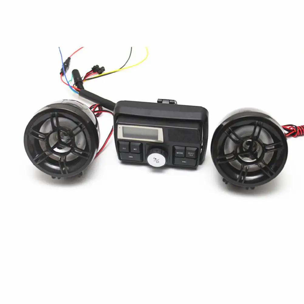 

Adeeing Motor Bike Anti-theft Heanbar MP3 Player Waterproof Speaker Stereo Speakers Sound System with Screen R30