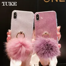 TUKE VIVO V3 Max X6 X7 Artı X9 Xplay Y31 Y33 Y37 Y51 Y55 Y6 Y66 Kapak Kılıfı Glitter toz Halkaları Yumuşak tpu cep telefonu kılıfı(China)