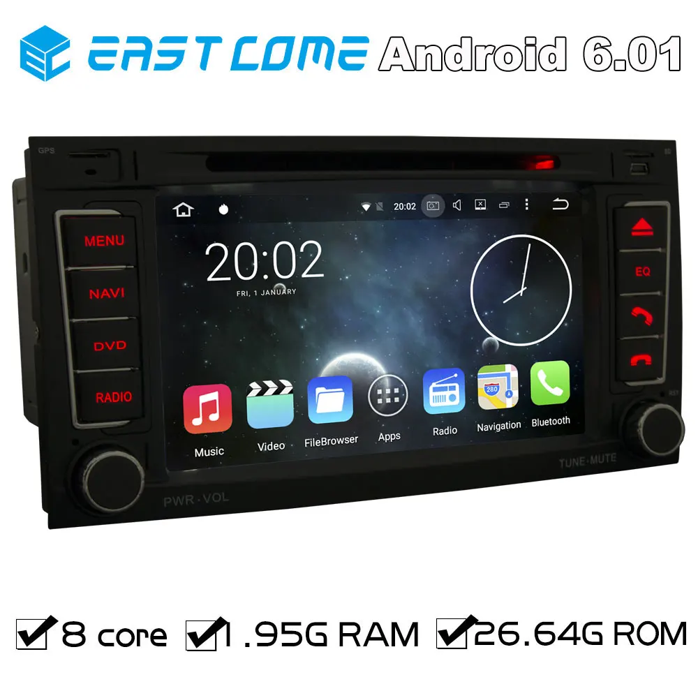Pure Android 6.01 Car DVD for VW TOUAREG 2004-2011 T5 Multivan Transporter 2004 to 2009 With Octa Core Radio Bluetooth | Автомобили и