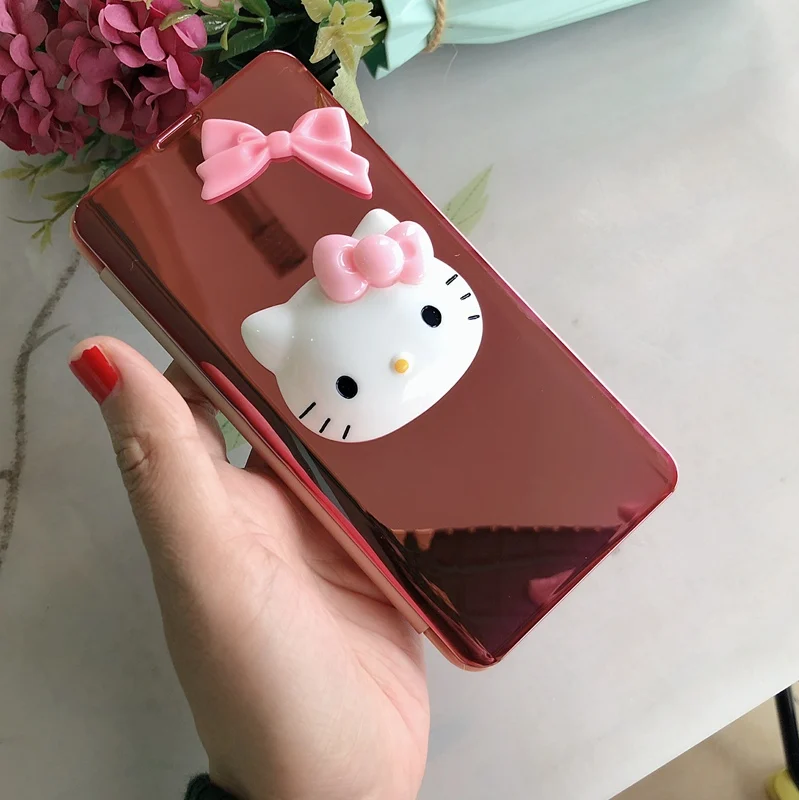 View Smart Mirror Flip Case For iPhone XR XS MAX X 8 7 6 6S Plus Starbuck Case Galaxy S10 S9 S8 A6 A8 A7 J4 J6 Plus 2018 Note 9