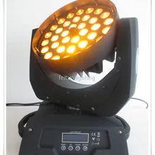20pcs ночной клуб сценическое освещение zoom 36x18 w rgbwa uv 6в1 led движущаяся головка