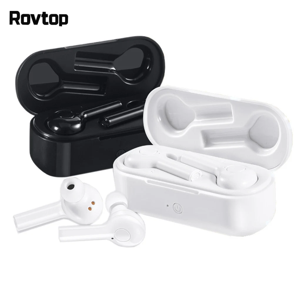 

Rovtop FreeBud Wireless Bluetooth Earphones 5.0 True Wireless Earbuds Headset Stereo Bluetooth Earphone For iphones Samsung
